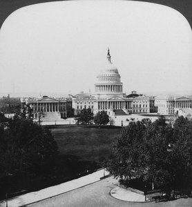 1901年，美国华盛顿特区，国会大厦。