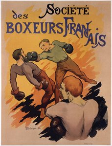 海报广告法国拳击手协会，1894年