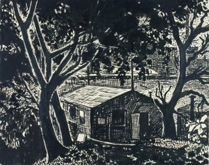 无题（林中小屋） 作者 莱曼·塞恩