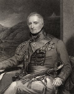 由W. Holl雕刻的Rufane Shaw Donkin爵士，来自&39;国家肖像画廊，第三卷&39;，出版于1835年（版画） 作者 梅耶