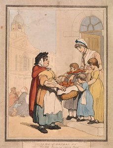 Hot cross Bunns two a penny Bunns》，《伦敦的呼声》第八版，1799年
