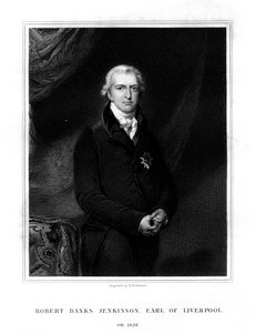 罗伯特·班克斯·詹金森（Robert Banks Jenkinson），利物浦第二任伯爵，英国首相，1834年。