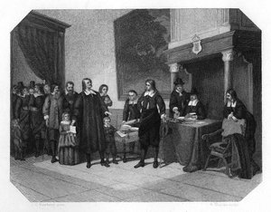 在17世纪末c1870年在阿姆斯特丹接待法国新教徒