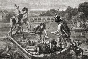 恐怖统治时期的卢瓦尔河溺水事件 作者 H. de la（之后）Charlerie