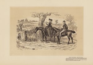 极好的反思之地（雕刻） 作者 Hablot Knight (1815-92) Browne