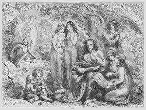 约翰-米尔顿，LAllegro（雕版画