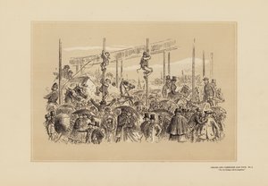 牛津和剑桥赛艇比赛，第 3 号，桥上（雕刻）