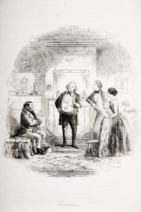 Coavinses，来自查尔斯狄更斯（1812-70）的&39;荒屋&39;的插图，于1853年出版 作者 Hablot骑士布朗