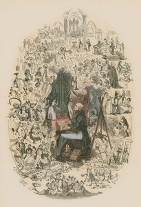 Martin Chuzzlewit的插图 作者 Hablot骑士布朗