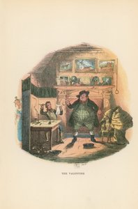 匹克威克论文的插图 作者 Hablot骑士布朗