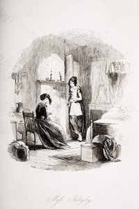 Jellyby夫人，查尔斯狄更斯（1812-70）的“荒凉之家”插图1853年出版
