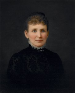 妇女肖像》，约 1886 年（布面油画）
