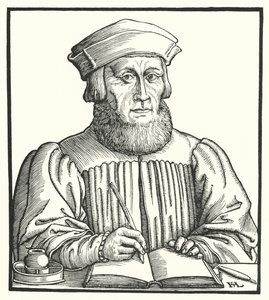 Johannes Aventinus，巴伐利亚文艺复兴时期的人文主义者、历史学家和语言学家（版画）