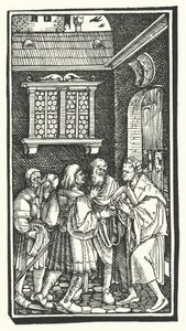 Woodcut from De Remediis Utriusque Fortunae (Remedies for Fortune Fair and Foul) by Petrarch (engraving) 作者 汉斯（后）布格克迈尔