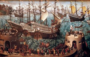 亨利八世（1491-1547 年）于 1520 年 6 月 7 日与弗朗索瓦一世签署贸易协定（Camp du Drap d