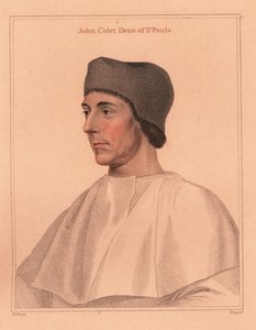 约翰·科莱 (John Colet)，圣保罗大教堂院长，1812 年（雕刻） 作者 汉斯（后）小霍尔拜因
