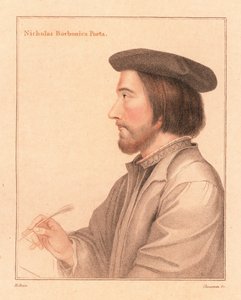 尼古拉斯·博博尼乌斯 (Nicholas Borbonius)，拉丁诗人和导师，1812 年（版画） 作者 汉斯（后）小霍尔拜因