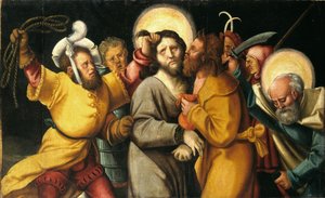 德语: Gefangennahme Christi 基督被捕 作者 汉斯·巴尔登·格里恩