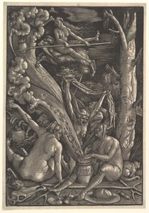 女巫，1510年 作者 汉斯·巴尔登·格里恩