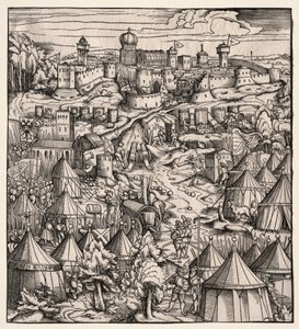 Der Weisskunig白国王：对帕多瓦的围困，1512-1515年。