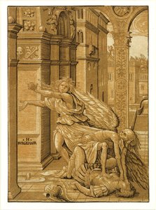 被死亡吓到的恋人 作者 汉斯·布尔格米尔（Hans Burgkmair）