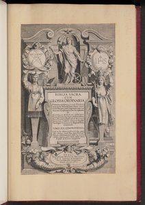 圣经》(Biblia Sacra Cvm Glossa Ordinaria)扉页 作者 彼得·保罗·鲁本斯爵士之后的小汉斯·科拉特