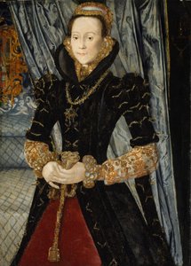 温特沃斯家族的一位女士的肖像，可能是简-切恩，1563年。