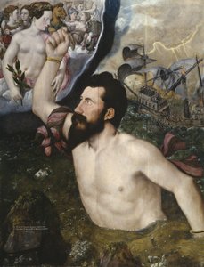 John Luttrell爵士的寓言画像，1550（小组）