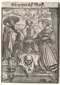 死亡之舞  死神的纹章 作者 汉斯·霍尔拜因
