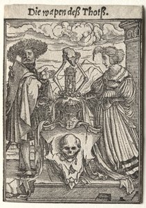 死亡之舞：死亡徽章。 作者 汉斯·霍尔拜因