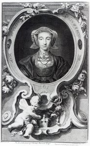 Anne of Cleves，由Jacobus Houbraken雕刻，1740年 作者 小汉斯·霍尔拜因