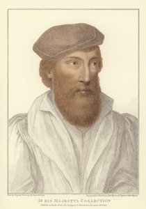 匿名男子（aquatint） 作者 Hans Holbein der Jüngere