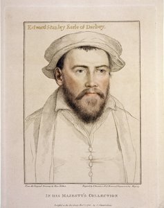 Darby的Edward Stanley Earle（1508-1572）由Francesco Bartolozzi（1727-1815）1793年刻 作者 Hans Holbein der Jüngere