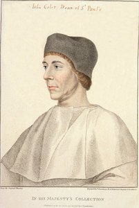 John Colet（约1467-1519），圣保禄院长Francesco Bartolozzi（1727-1815） 作者 小汉斯·霍尔拜因