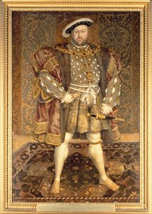 亨利八世的肖像（1491-1547） 作者 小汉斯·霍尔拜因