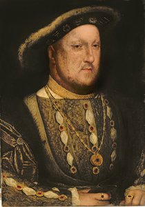 亨利八世（1491-1547）c.1536（铜）的肖像