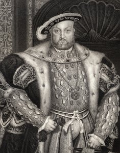国王亨利八世（1491-1547）的肖像来自&39;洛奇的英国肖像&39;，1823年