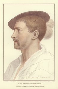 Quocoute的西蒙乔治（aquatint） 作者 Hans Holbein der Jüngere