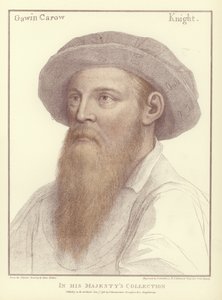 加文·卡鲁爵士（aquatint） 作者 Hans Holbein der Jüngere