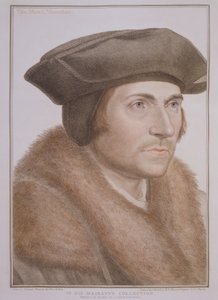 Thomas More，大法官（1478-1535）由Francesco Bartolozzi（1727-1815）刻 作者 小汉斯·霍尔拜因