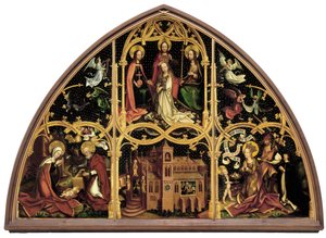 德语: Basilika Santa Maria Maggiore, rechter Tafel: Enthauptung der hl.Dorothea Basilica Santa Maria Maggiore