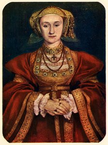 克莱夫斯的安妮（Anne of Cleves），1539年，1909年。 作者 小汉斯·霍尔拜因