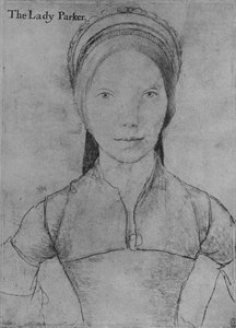 葛蕾丝（Grace），帕克夫人（Lady Parker），c1540-1543 1945年 作者 小汉斯·霍尔拜因