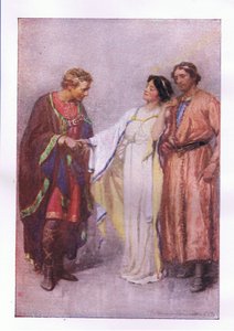 怎么说你呢？我的囚犯还是我的客人？ （The Winters Tale），来自乔治哈拉普有限公司出版的“莎士比亚全集”，20世纪20年代 作者 Hans Holbein der Jüngere