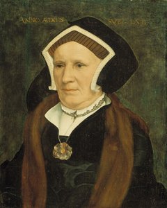 玛格丽特·巴茨夫人肖像，1543年 作者 小汉斯·霍尔拜因