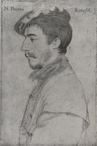 尼古拉斯·波因茨爵士，c1533-1543年，1945年 作者 小汉斯·霍尔拜因