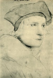托马斯-莫尔爵士，约1526-1527年，1943年。 作者 小汉斯·霍尔拜因