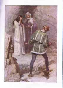 什么是？精神？ （The Tempest），来自乔治哈拉普有限公司出版的“莎士比亚全集”，20世纪20年代 作者 Hans Holbein der Jüngere