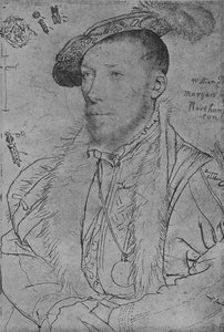 威廉·帕尔（William Parr），北安普敦侯爵，c1538-1542 1945年 作者 小汉斯·霍尔拜因