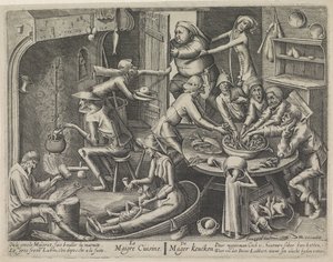 Le Maigre Cuisine
Le Maigre Cuisine / The Lean Cuisine（实物标题）
Le Maigre Cuisine 和 Fat Cuisine（系列名称） 作者 Hans Liefrinck (I) (可能)